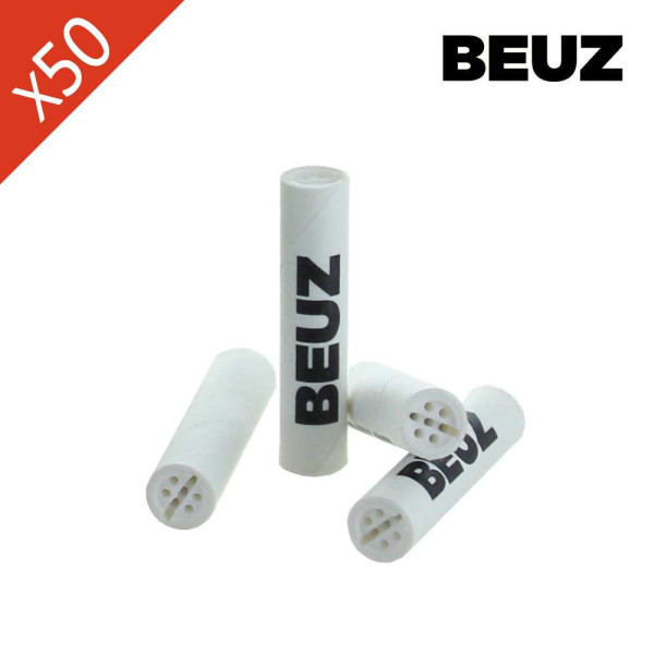 Boîte de 50 Filtres à Charbon Beuz Slim 6mm