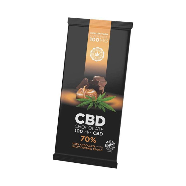 Chocolat noir CBD caramel salé | MULTITRANCE