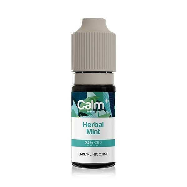E-liquide CBD Herbal Mint 10ml Calm+ by Minimal - FUU (05 mg/ml)
