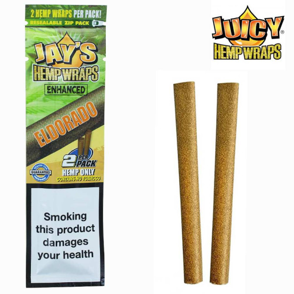 Blunt de chanvre Eldorado Boîte de 25 paquets | JUICY JAY'S