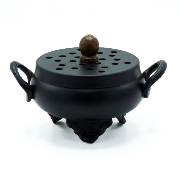 Brûleur d'Encens Chaudron en Fonte - Design Mystique et Durable