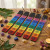 Porte-Encens 7 Chakras Coloré | Bois de Manguier 26cm | Spiritualité