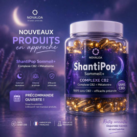 Gélules Liquides Sommeil+ Complexe CB2 & Mélatonine | Novaloa