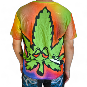 T-shirt Cannabis Multicolore (M)