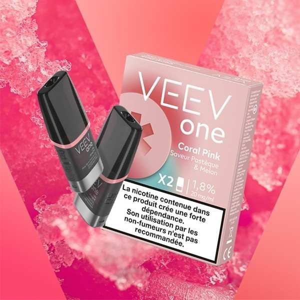 Paquet de 2 Pods pre-remplis Veev One Melon Pasteque (20 mg/ml)