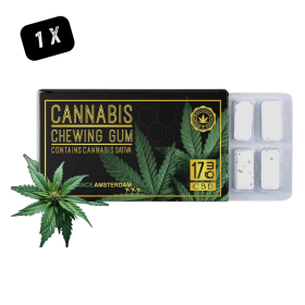 Chewing Gum CBD Cannabis Sativa 17mg - Pack 12 Pièces