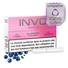 INVO Inductive Blueberry - Recharge x20 sans tabac