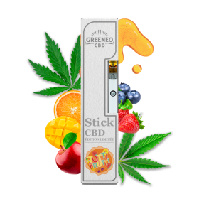 Vape pen CBD full spectrum 70%  | GREENEO sans nicotine (Fruits Rouges)