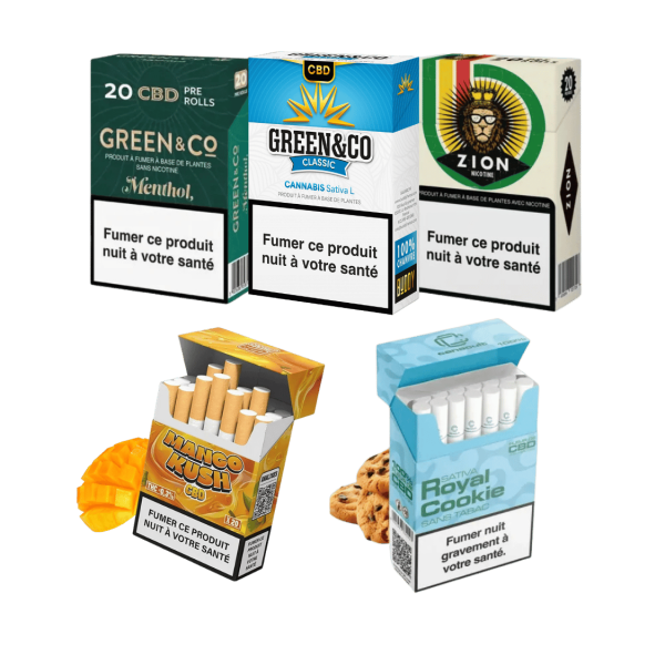 Pack Découverte Premium 5 Cigarettes CBD
