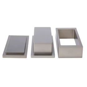 Moule Pré-Presse Rectangulaire en Aluminium 10x5 cm