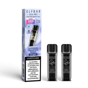 Pod Limonade Framboise Bleue 2ml Elfa Pro - ElfBar (pack de 2) (20 mg/ml)