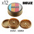 Boîte de 12 Grinders en chanvre 50 mm Beuz Organic