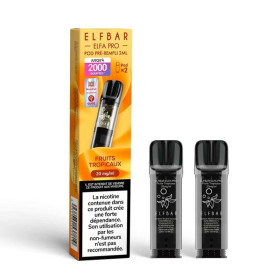 Pod Fruits Tropicaux 2ml Elfa Pro - ElfBar (pack de 2) (20 mg/ml)