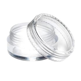 Pot transparent à visser 7ml - 50 pcs