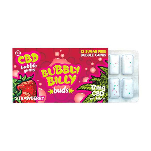 Chewing-gum CBD menthe poivrée | BUBBLY BILLY (Seul)