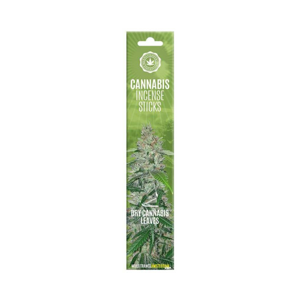 Bâton d'encens cannabis Dry Cannabis Leaves Multitrance