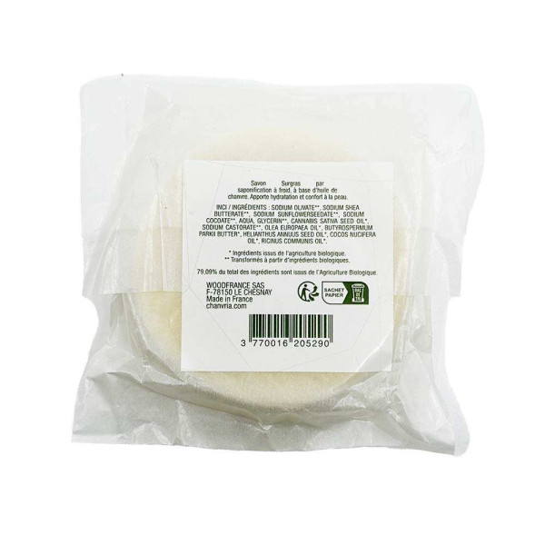 Savon surgras huile de chanvre bio | CHANVRIA