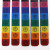 Porte-Encens 7 Chakras Coloré | Bois de Manguier 26cm | Spiritualité