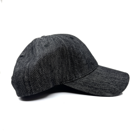 Casquette en chanvre gris jean