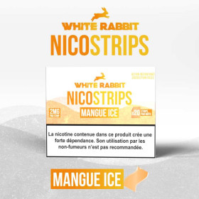 White Rabbit Nicostrips Mangue Ice 2mg