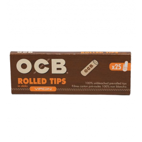 Filtres pré-roulés carton non-blanchi x 25 | OCB