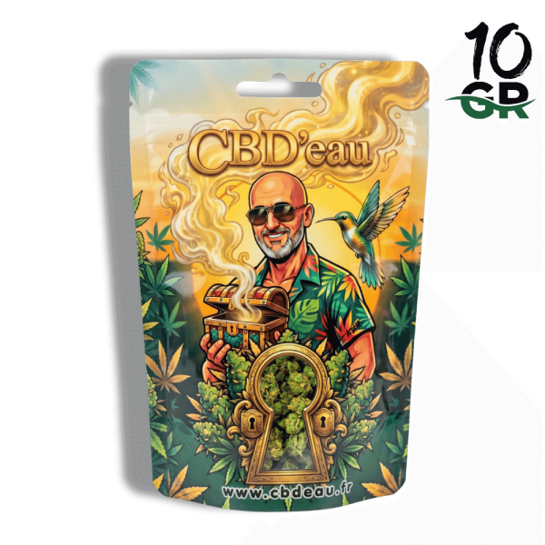 Fleur de CBD California Kush 10g préemballée