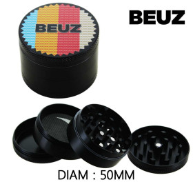 Boîte de 6 Grinders en alu 50 mm Beuz Colors