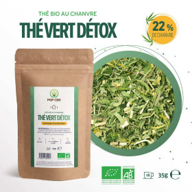 Thé bio détox au chanvre | POP CBD