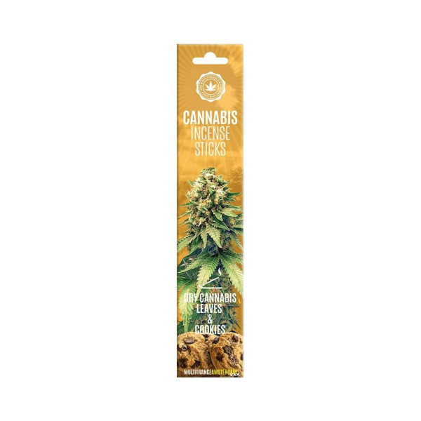 Encens Dry Cannabis Cookies Multitrance - 15 bâtons