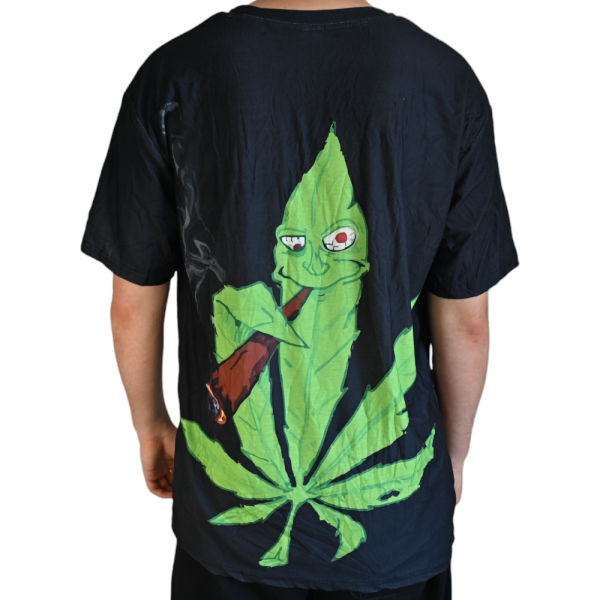 T-shirt Cannabis Leaf Cartoon (M)