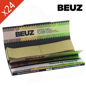 Boite de 24 carnets Beuz Brown Slim King Size + Filtres