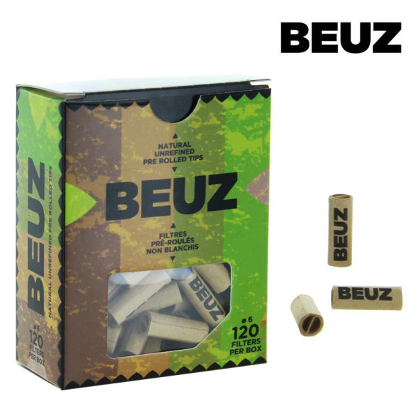 12 Boites de Filtre Carton Filtres pré-roulés Beuz (120 filtres/boite)