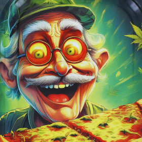 Plateau de roulage Beuz Weed N' Pizza