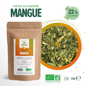 Thé bio mangue au chanvre | POP CBD