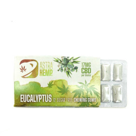 Boîte de 24 Chewing-gum CBD eucalyptus | ASTRA HEMP