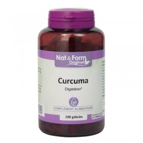 Curcuma digestion 200 gélules Nat et Form original