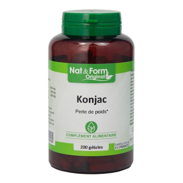 Konjac 200 gélules Nat et Form