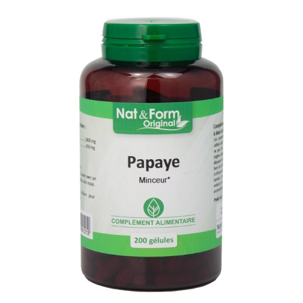 Papaye 200 gélules Nat et Form