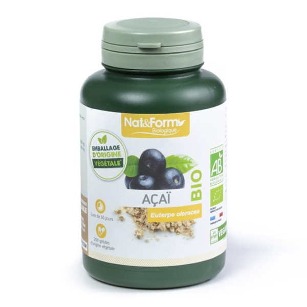 Açai 200 gélules Nat et Form BIO