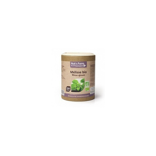 Mélisse gamme écoresponsable 200 gélules Nat et Form