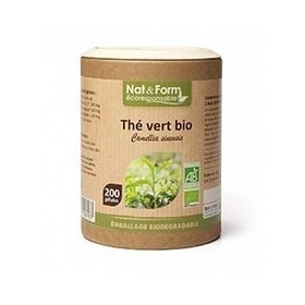 Thé vert gamme écoresponsable 200 gélules Nat et Form