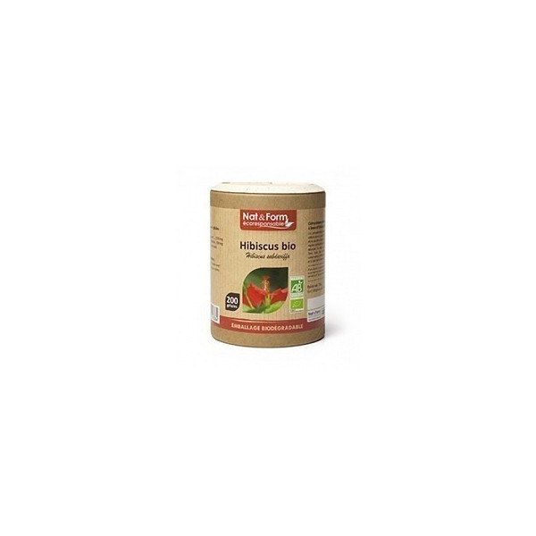 Hibiscus gamme écoresponsable 200 gélules Nate et Form