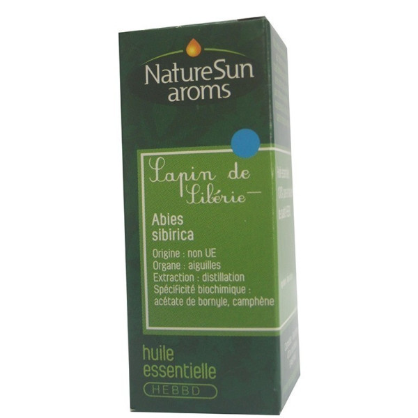 Huile essentielle sapin de Sibérie 10 ml NaturSun arôme BIO