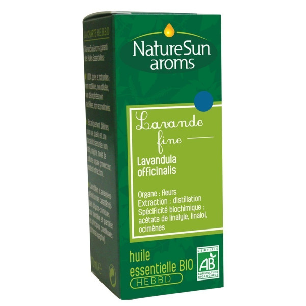 Huile essentielle lavande fine 10 ml NatureSun aroms BIO et Vegan