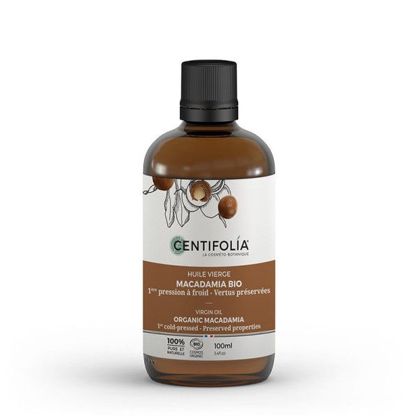 Huile vierge de macadamia 100ml Centifolia BIO