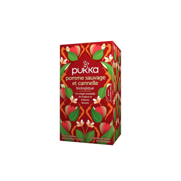 Infusion Pomme cannelle gingembre 20 sachets Pukka BIO
