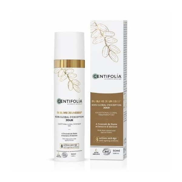 Soin jour anti age 50ml global Centifolia BIO