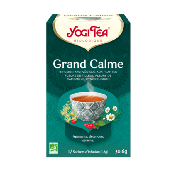 Infusion grand calme 17 sachets Yogi Tea BIO
