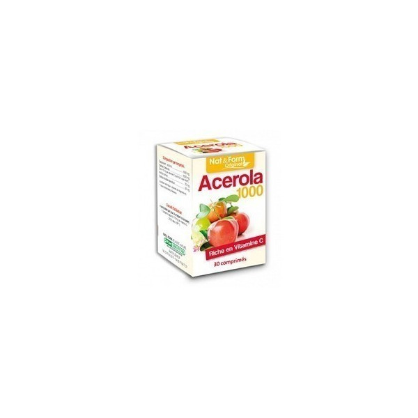 Acérola 1000 30 comprimés Nat et Form