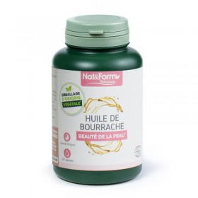 Huile de bourrache + vitamine E 120 capsules Nat et Form BIO